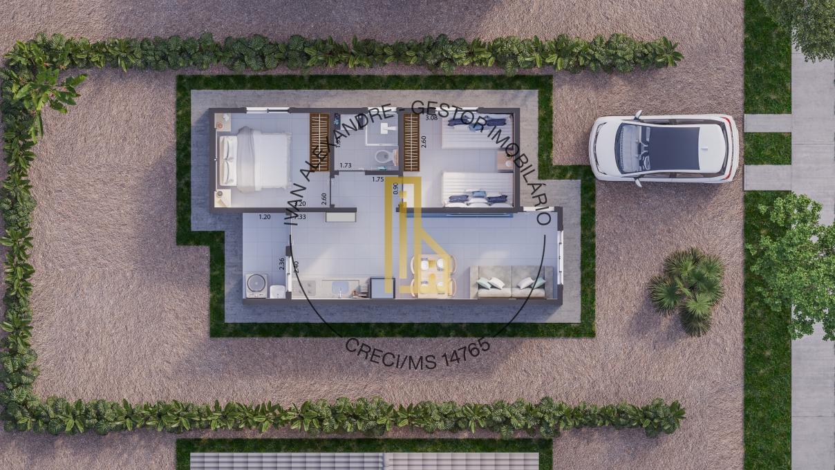 Casa, 2 quartos, 47 m² - Foto 9